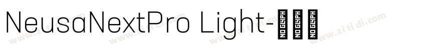 NeusaNextPro Light字体转换